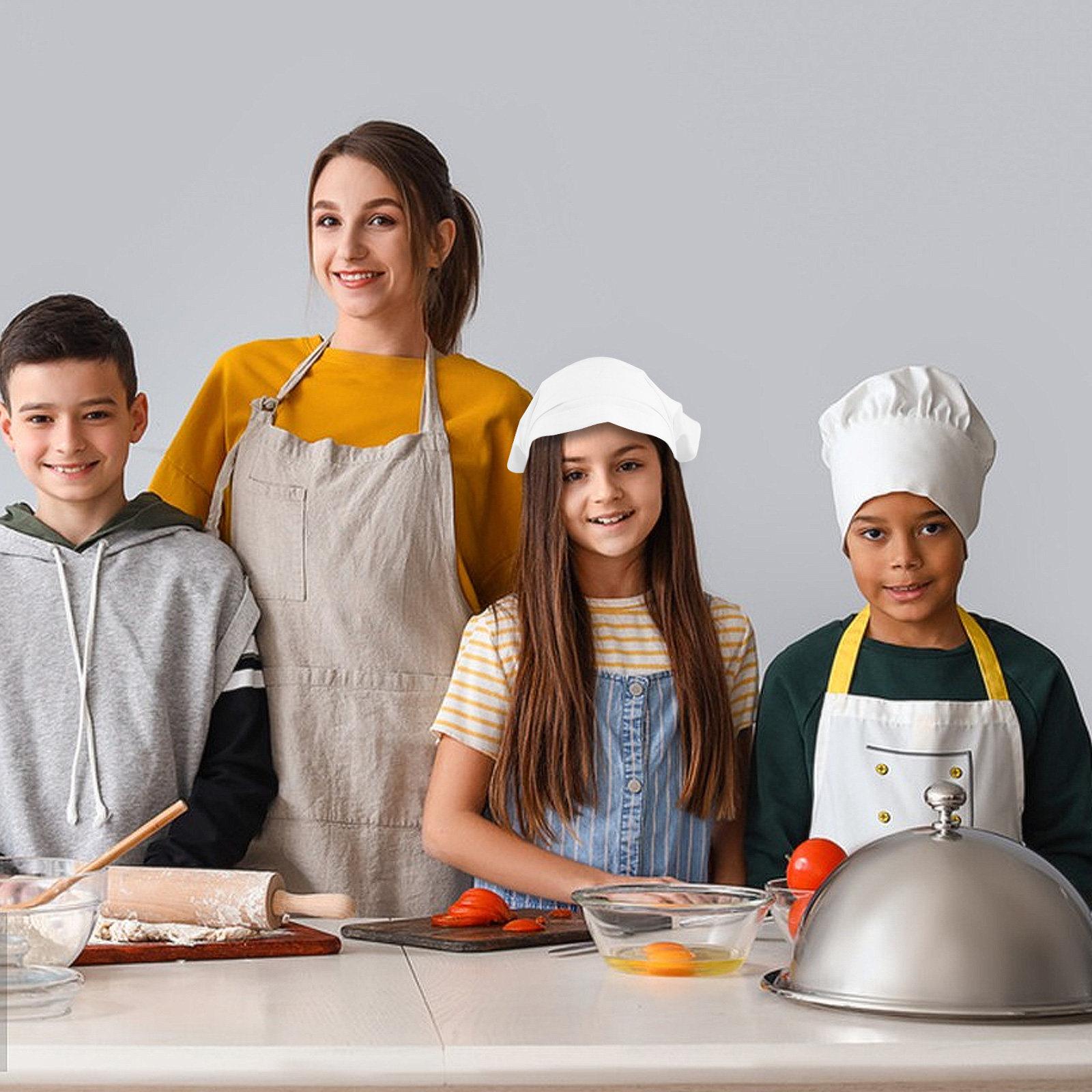 Home Cooking Services - Kids Triangle Headband Adjustable Japanese Style