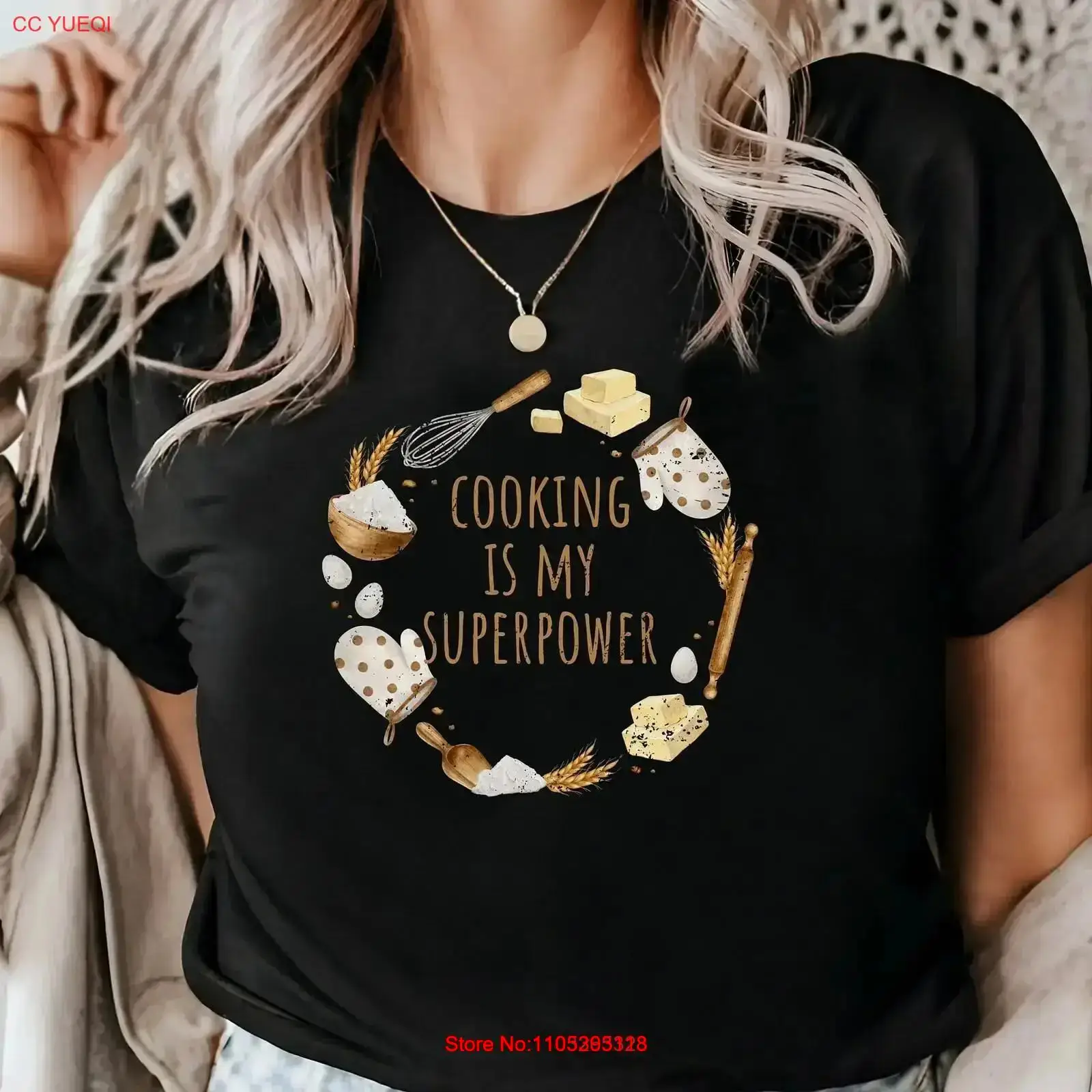 Short Home Cooking Quotes - Cooking Is My Superpower T Shirt
