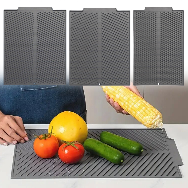 Home Cooking Delivery - 1PC Non-Slip Silicone Kitchen Drain Mat