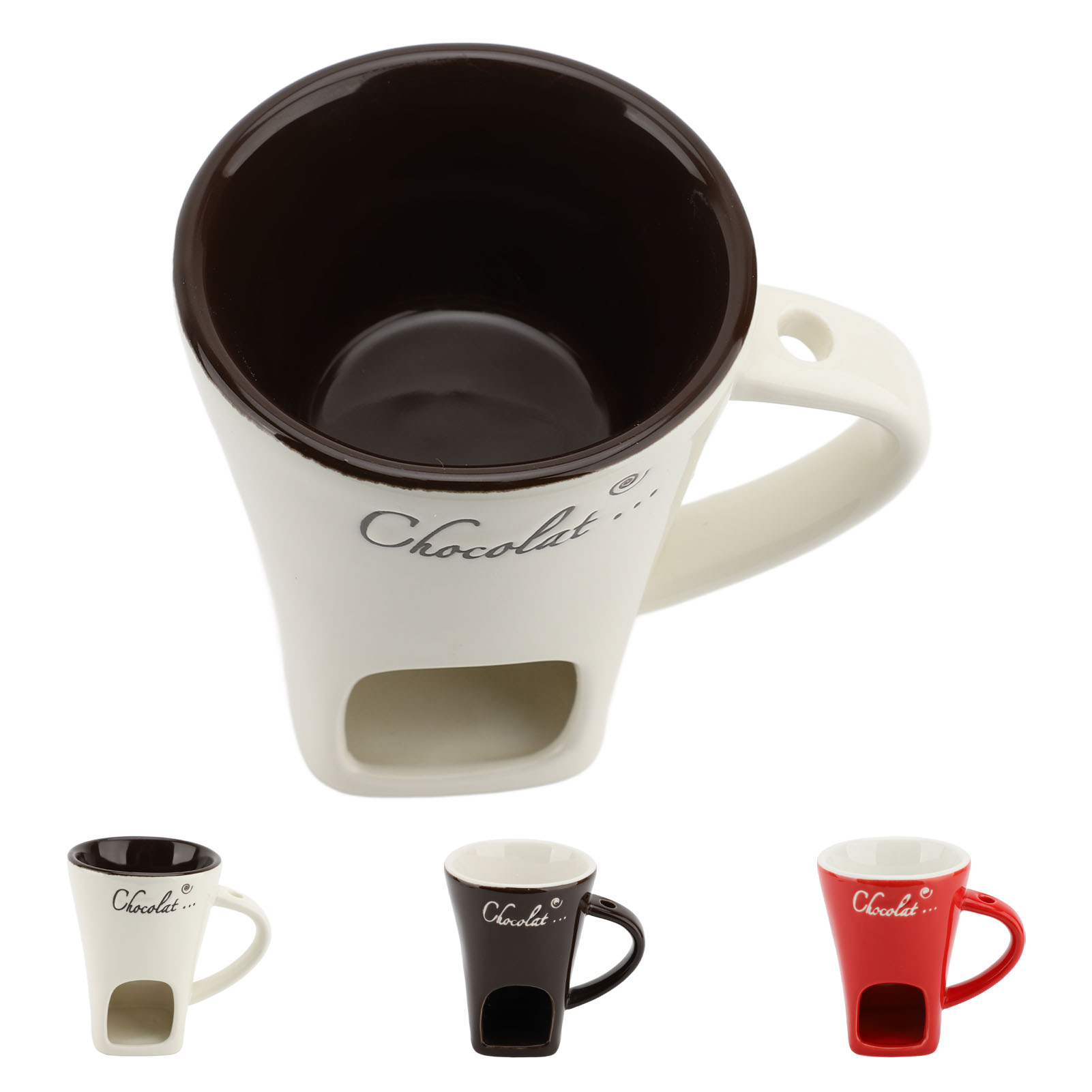 Chocolate Melting Fondue Mug C - Fondue Pot Ceramic avaliação e preço