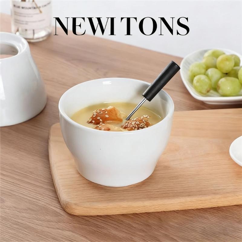 QX2E Elegant Mini Ceramic Fond - Fondue Pot Ceramic avaliação e preço