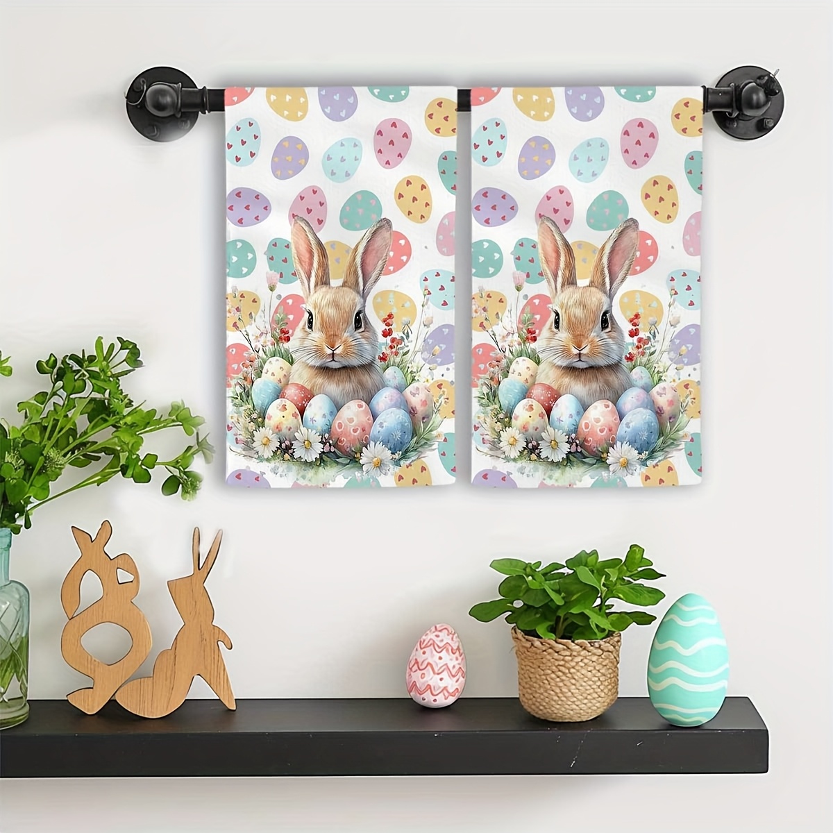 2Pcs, Easter-Themed Kitchen To - Home Cooking Is The Best avaliação e preço