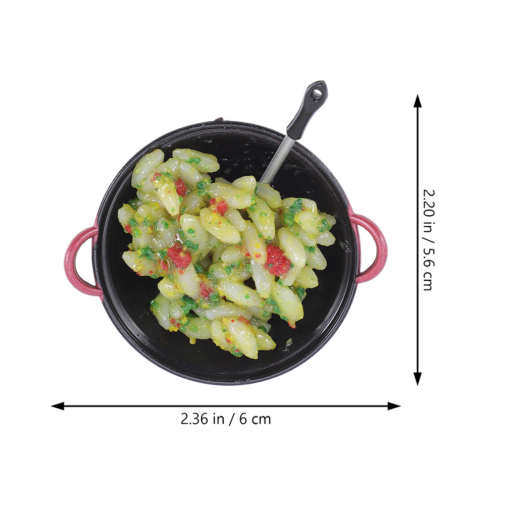 4Pcs Miniature Fried Rice Broc - Home Cooking Fried Rice avaliação e preço