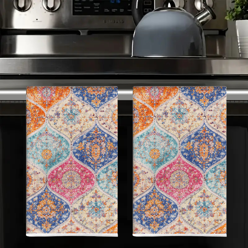 2Pcs, Bohemian Style Exotic Pa - Home Cooking Is The Best avaliação e preço