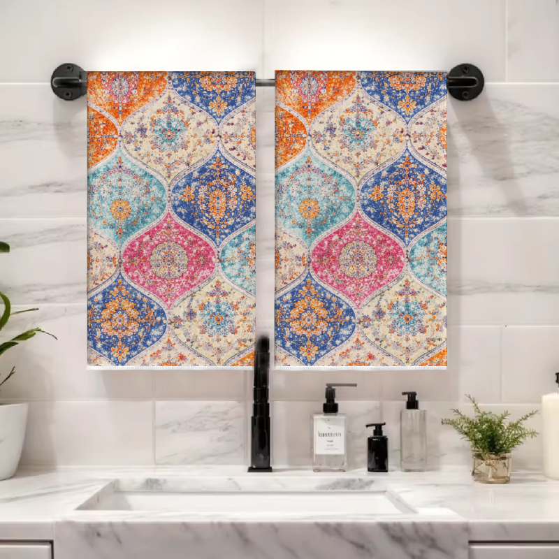 2Pcs, Bohemian Style Exotic Pa - Home Cooking Is The Best avaliação e preço