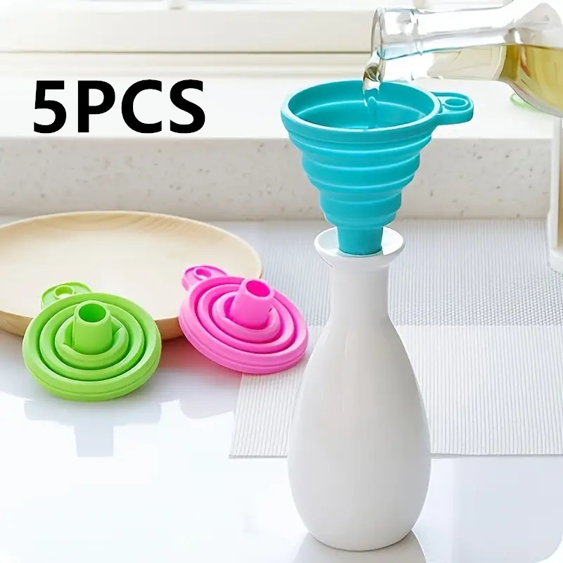 Silicone Folding Funnel Multif - Home Cooking Delivery avaliação e preço