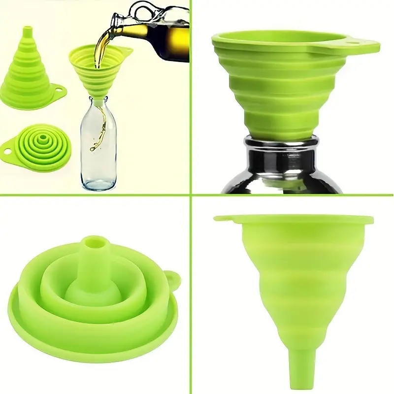 Silicone Folding Funnel Multif - Home Cooking Delivery avaliação e preço