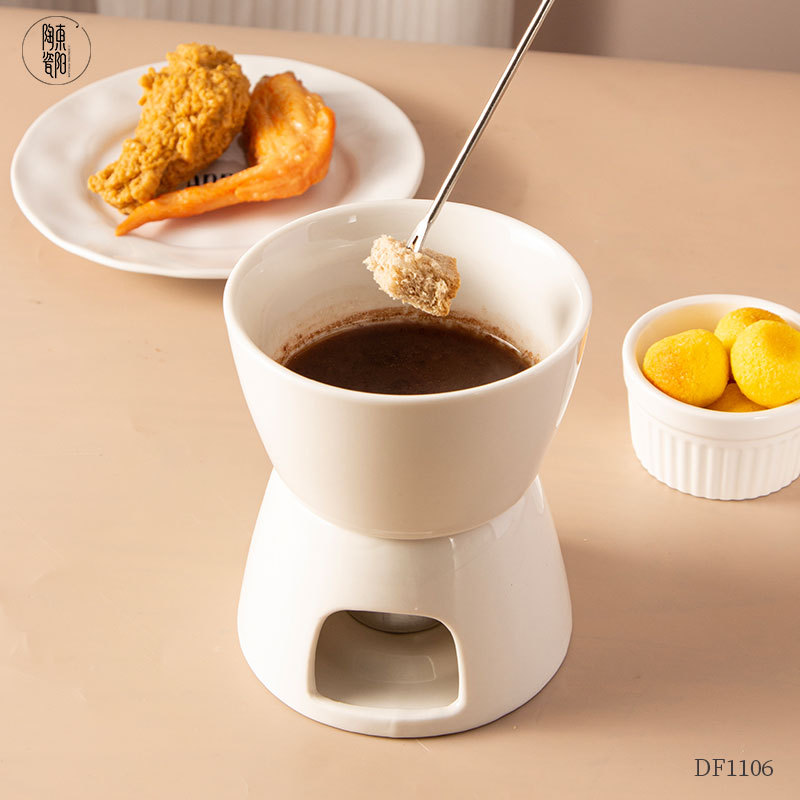 Nordic Ceramic Chocolate Fondu - Fondue Pot Ceramic avaliação e preço