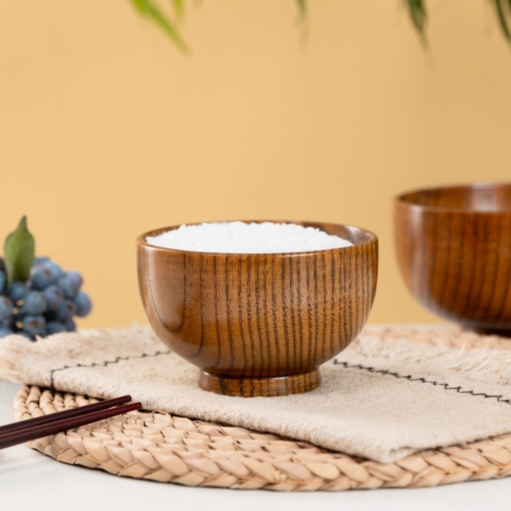 New Japanese Style Wooden Bowl - Home Cooking Delivery avaliação e preço