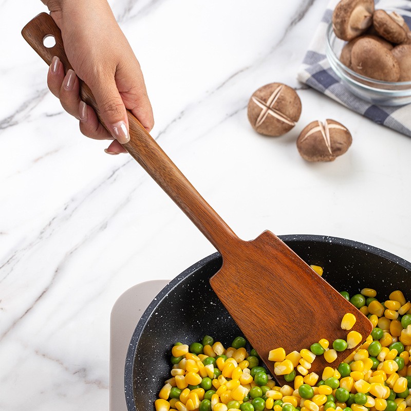 1PC-Wooden spatula for non-sti - Home Cooking Delivery avaliação e preço