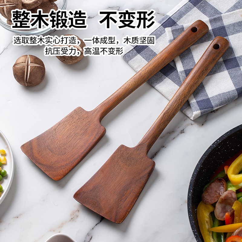 1PC-Wooden spatula for non-sti - Home Cooking Delivery avaliação e preço