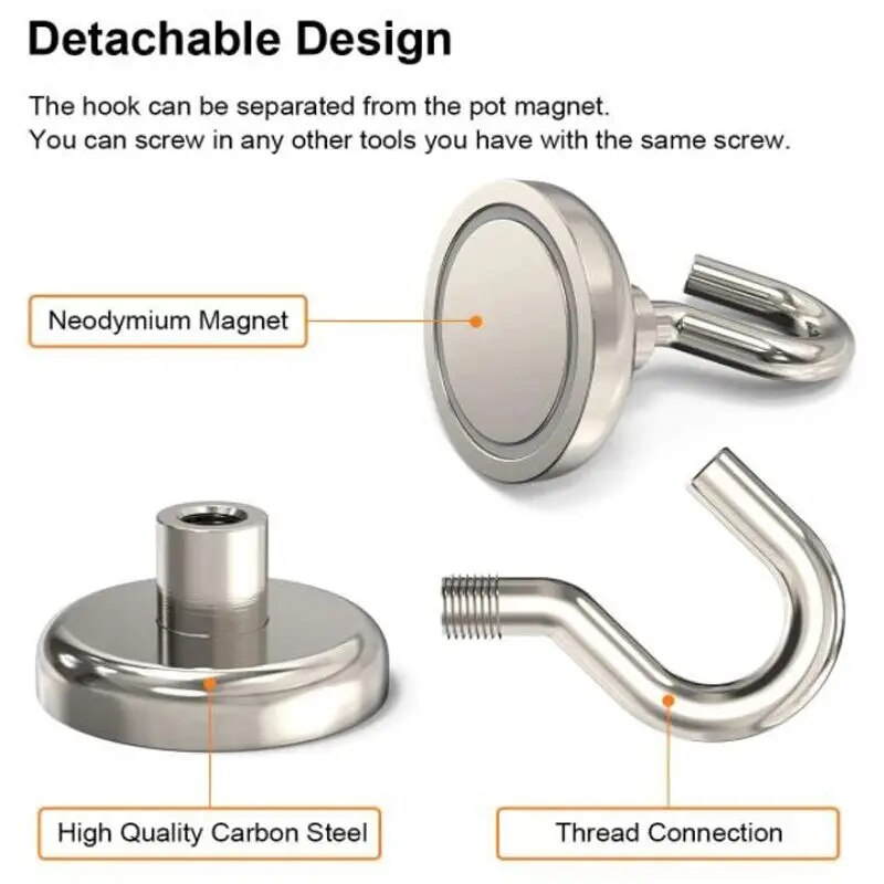 10PCS Strong Magnet Hooks Mult - Home Cooking Delivery avaliação e preço
