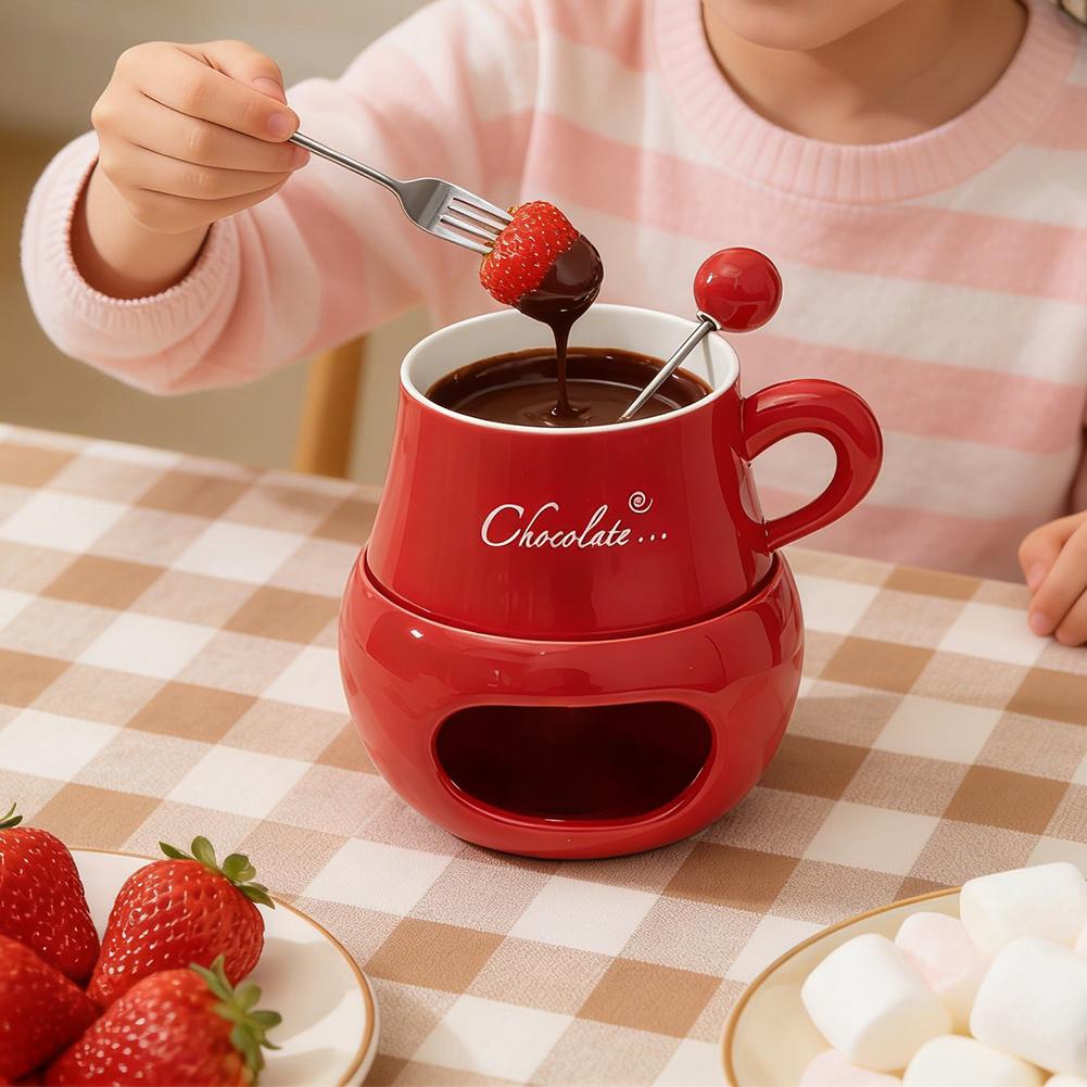 Chocolate Fondue Cup Ceramic W - Fondue Pot Ceramic avaliação e preço