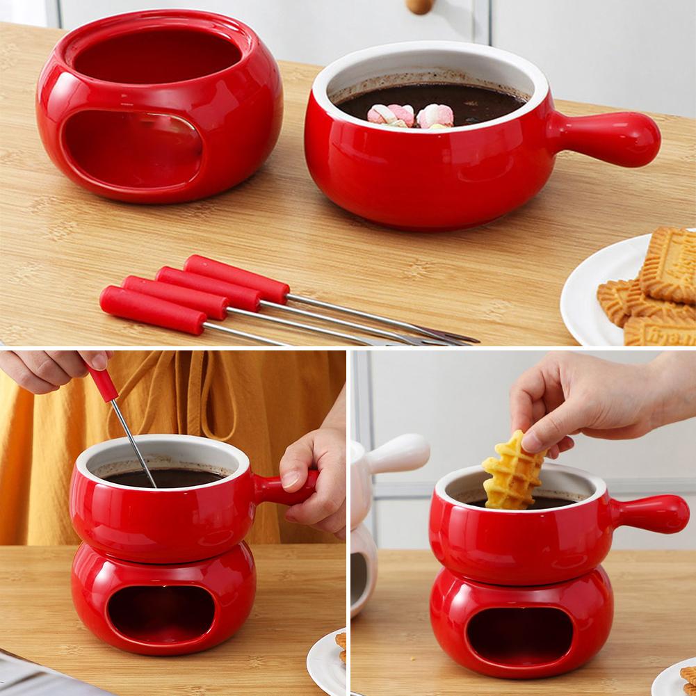 Chocolate Fondue Cup Ceramic W - Fondue Pot Ceramic avaliação e preço