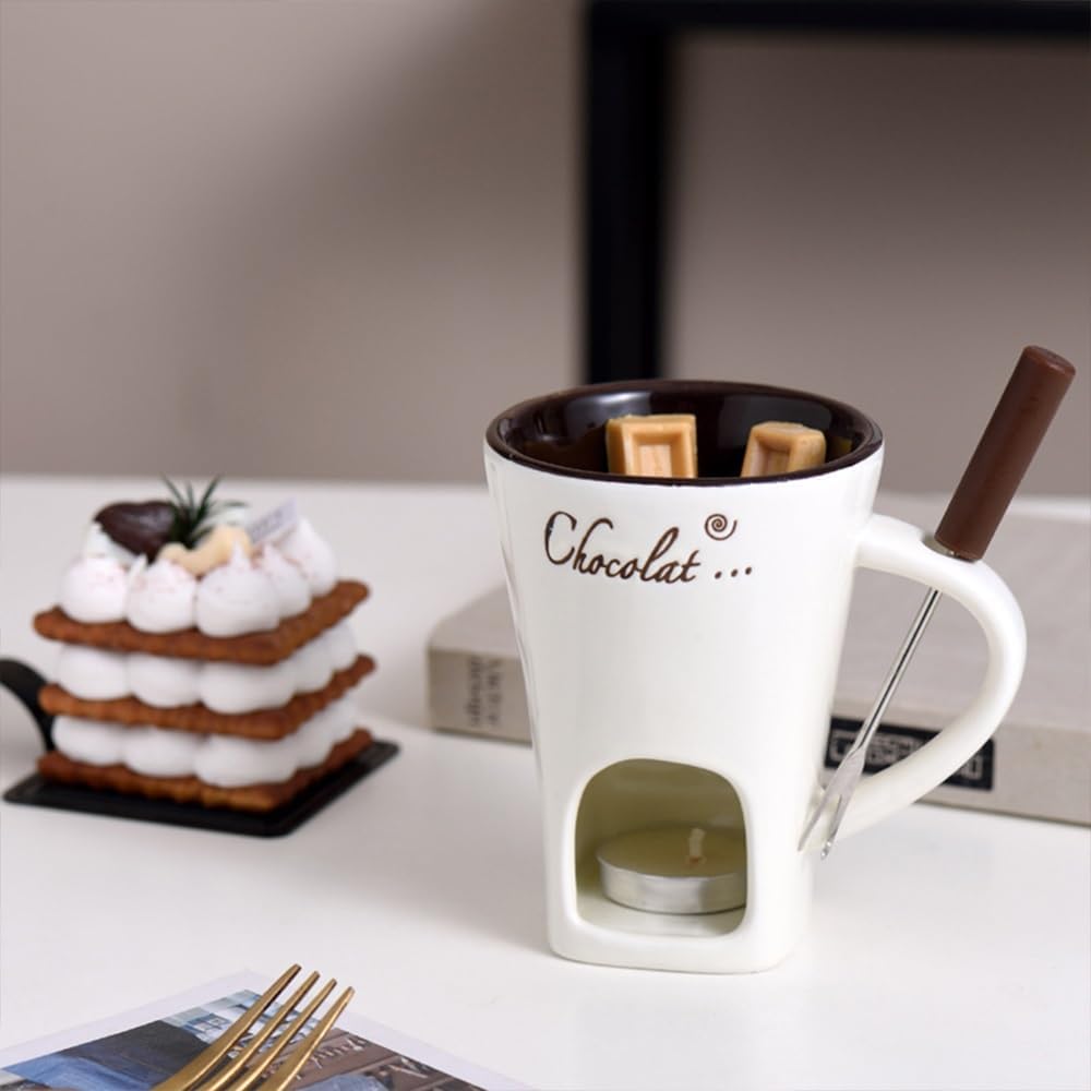 Chocolate Fondue Cup Creative  - Fondue Pot Ceramic avaliação e preço