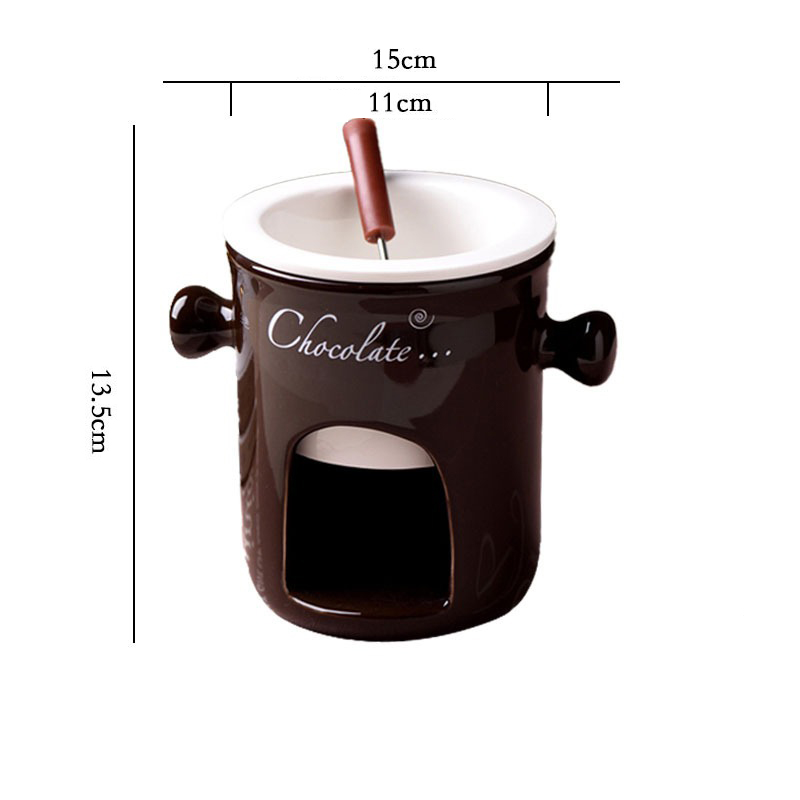 Chocolate Fondue Cup Creative  - Fondue Pot Ceramic avaliação e preço