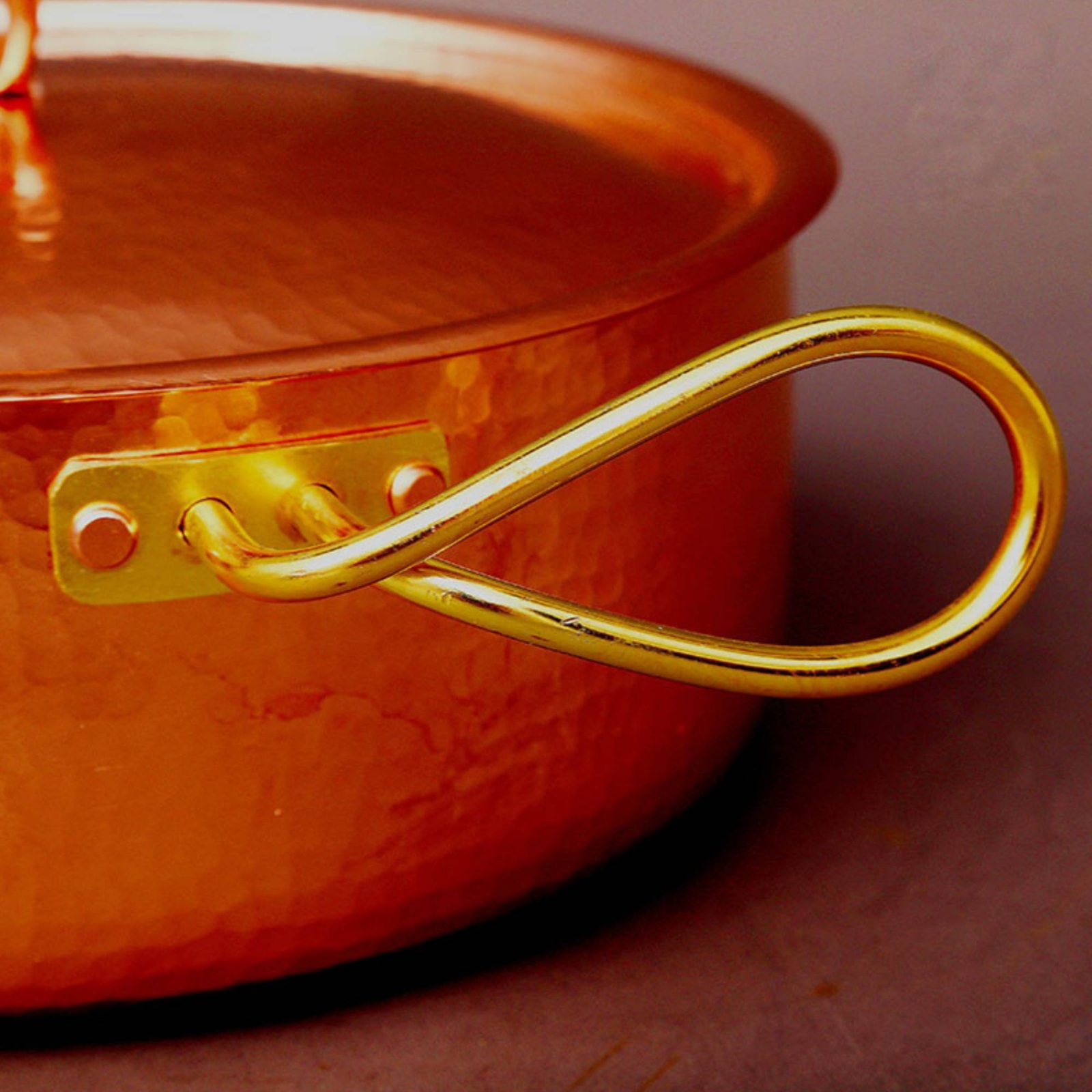 Copper Pot with Lid Flat-Botto - Home Cooking Services avaliação e preço