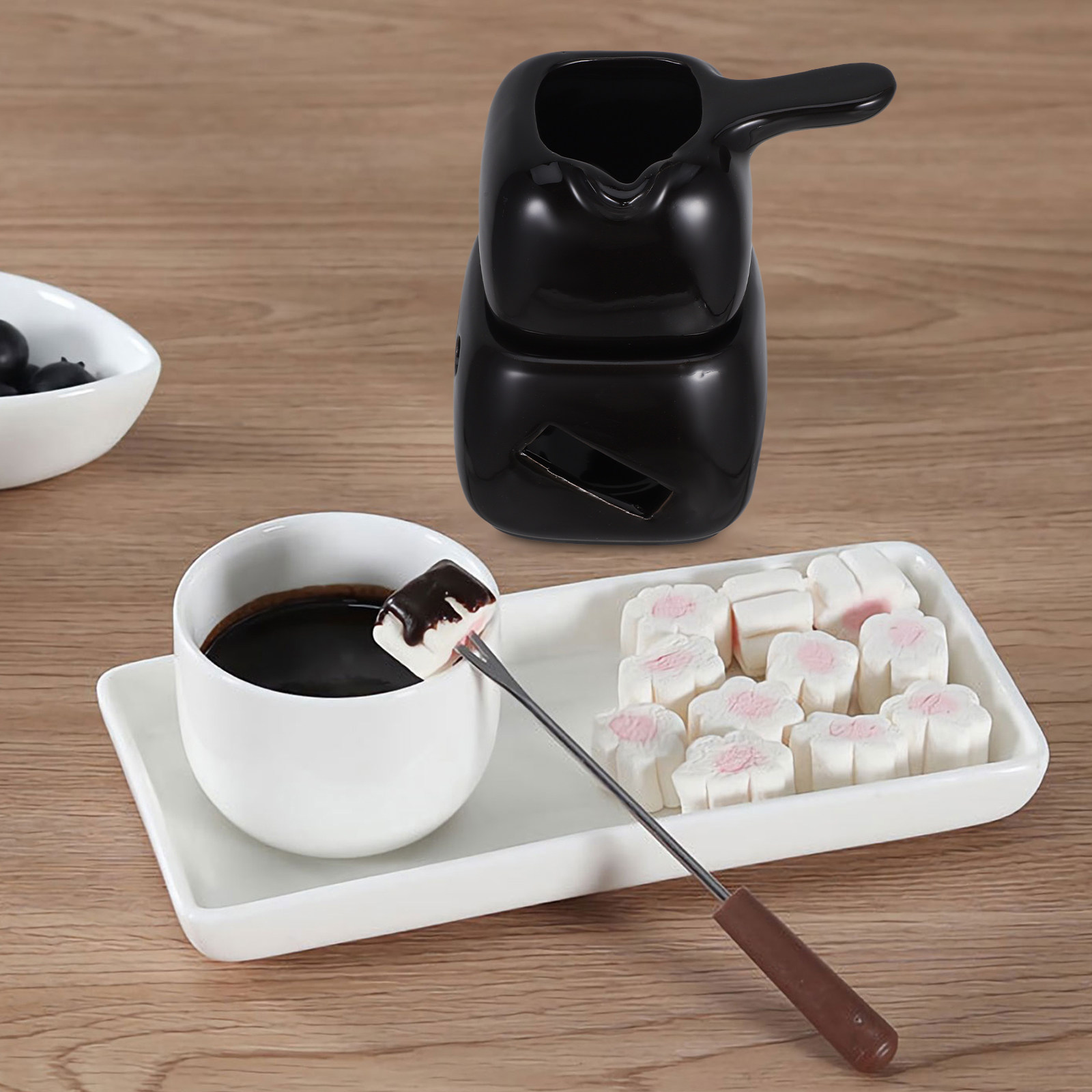 Ceramic Fondue Mug Chocolate M - Fondue Pot Ceramic avaliação e preço
