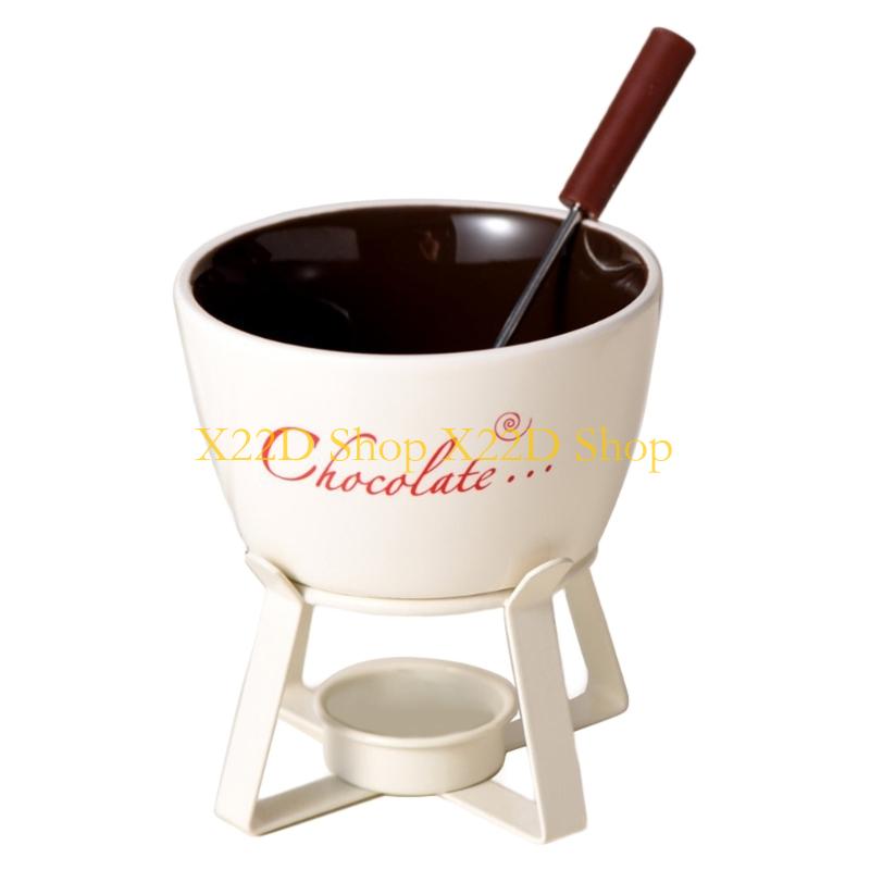 X22D Fondue Pots Set Tealight  - Fondue Pot Ceramic avaliação e preço