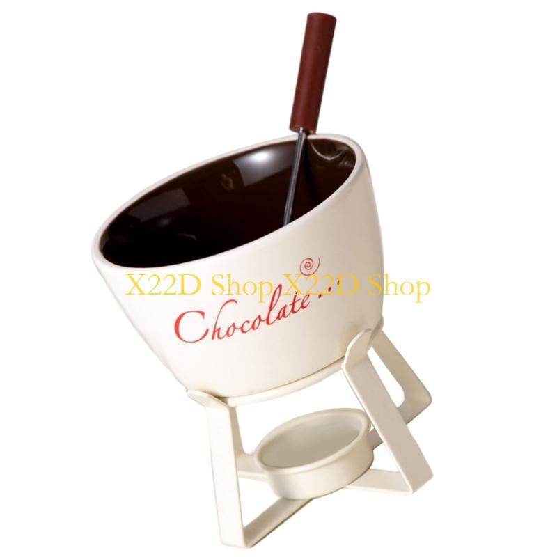 X22D Fondue Pots Set Tealight  - Fondue Pot Ceramic avaliação e preço