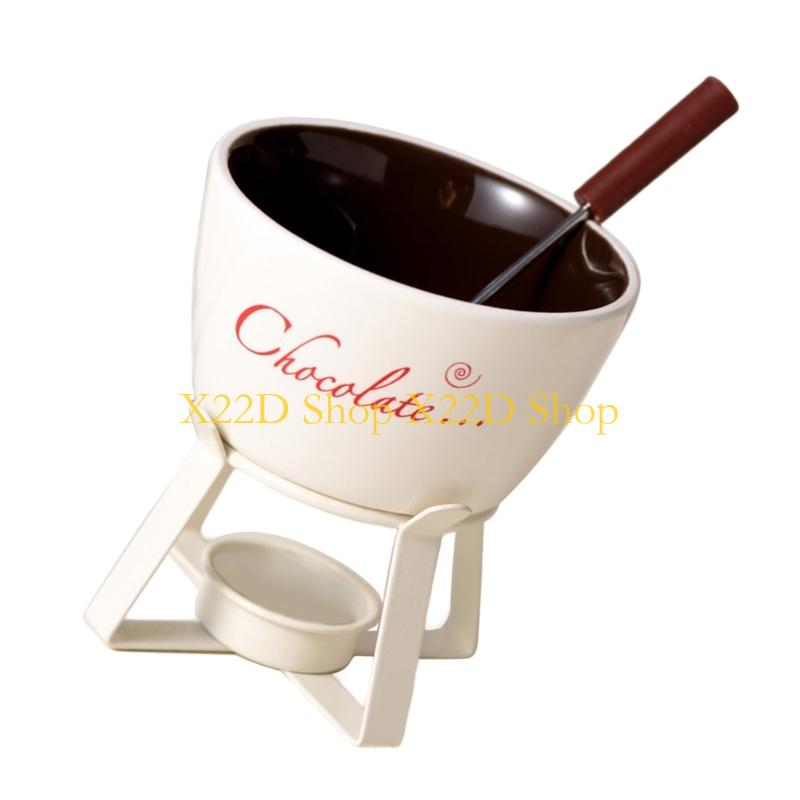 X22D Fondue Pots Set Tealight  - Fondue Pot Ceramic avaliação e preço