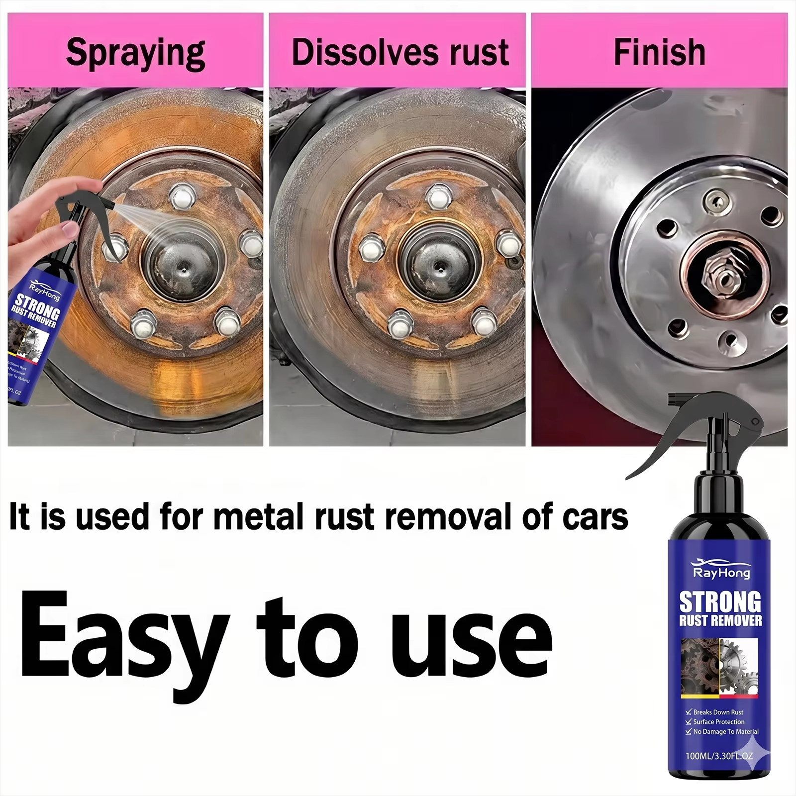 100ml Rust Remover Spray Multi - Home Cooking Delivery avaliação e preço