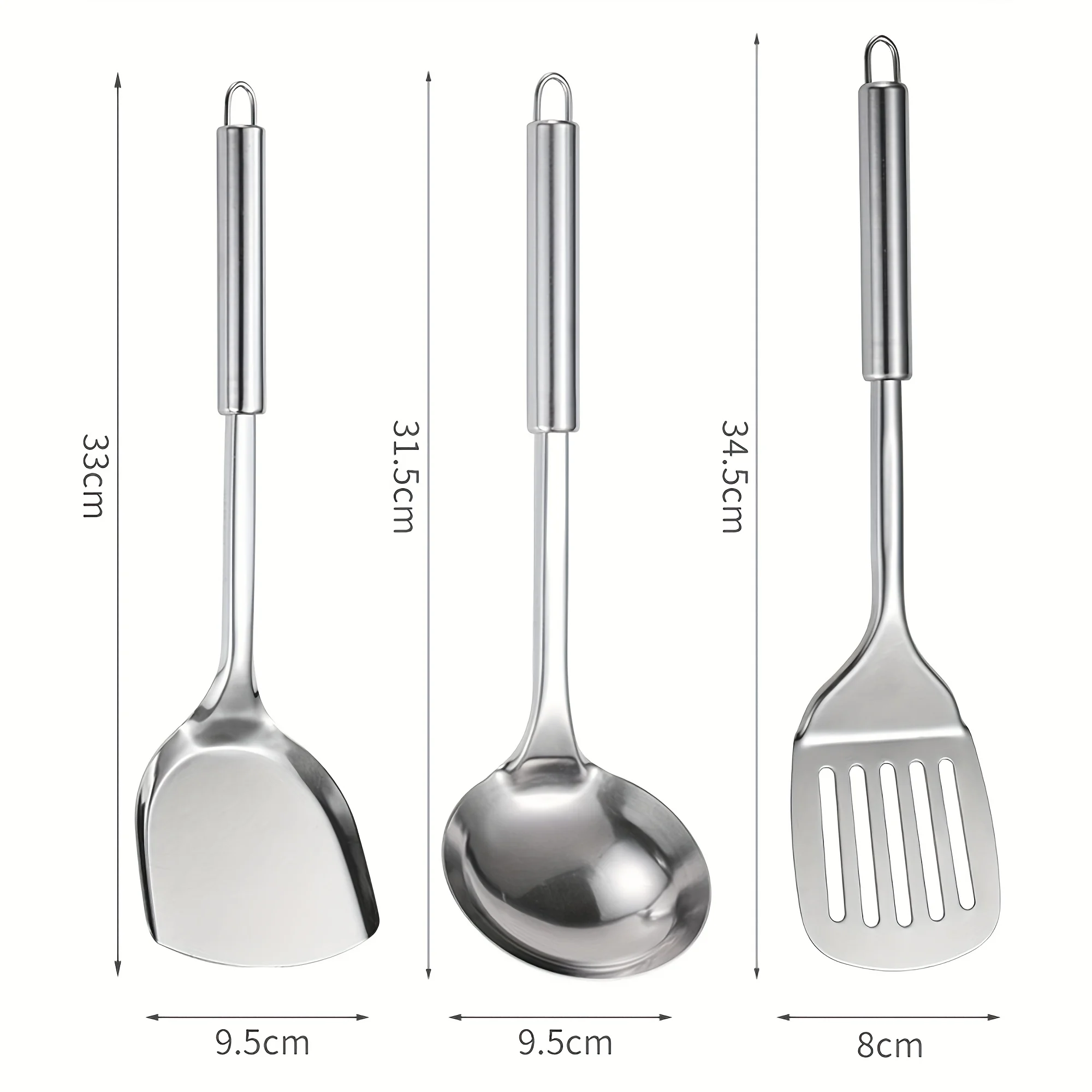 9pcs Cooking Utensil Set, 304  - Home Cooking Is The Best avaliação e preço