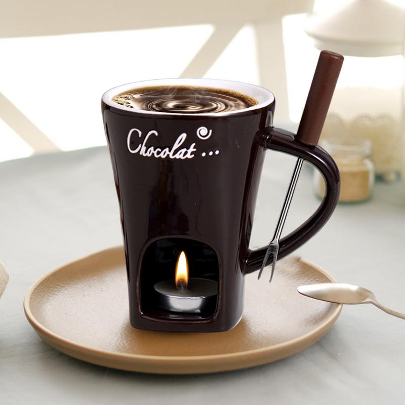 Chocolate Mug Hot Pot Ceramic  - Fondue Pot Ceramic avaliação e preço