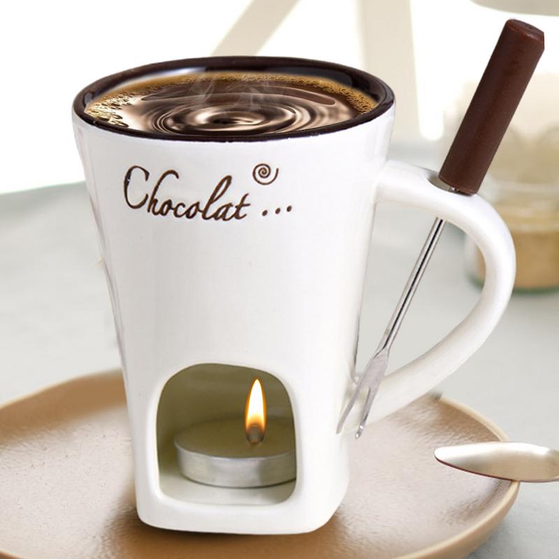 Chocolate Mug Hot Pot Ceramic  - Fondue Pot Ceramic avaliação e preço