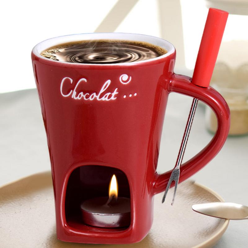 Chocolate Mug Hot Pot Ceramic  - Fondue Pot Ceramic avaliação e preço