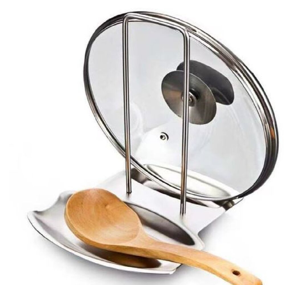 Stainless Steel Pot Lid Holder - Home Cooking Delivery avaliação e preço
