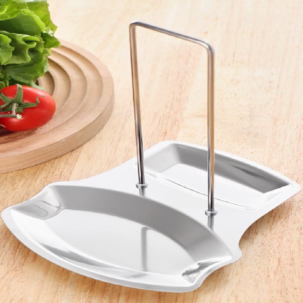 Stainless Steel Pot Lid Holder - Home Cooking Delivery avaliação e preço