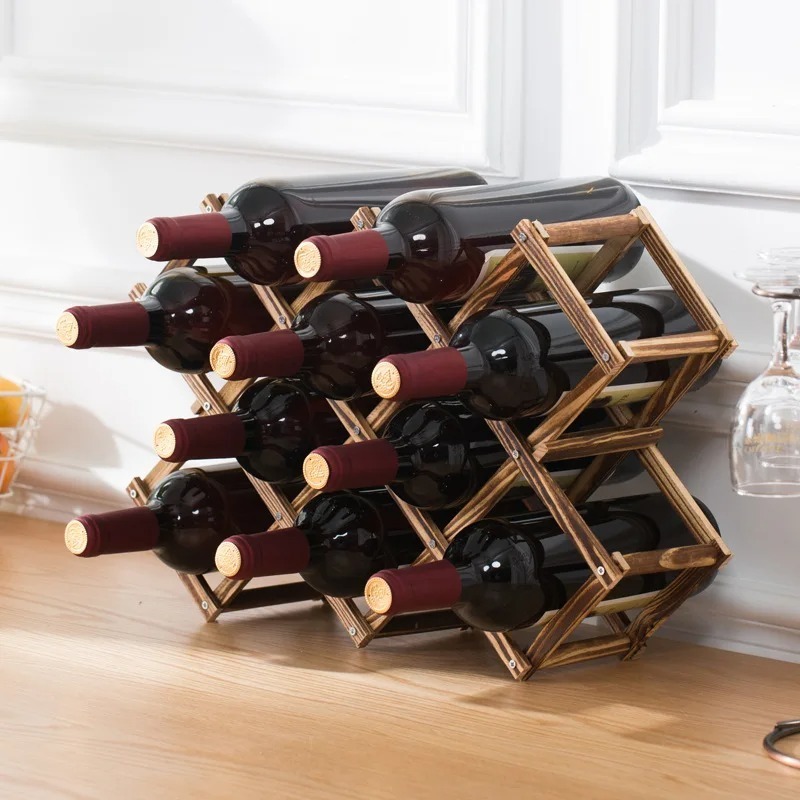 Stackable Wine Storage Shelves - Home Cooking Delivery avaliação e preço