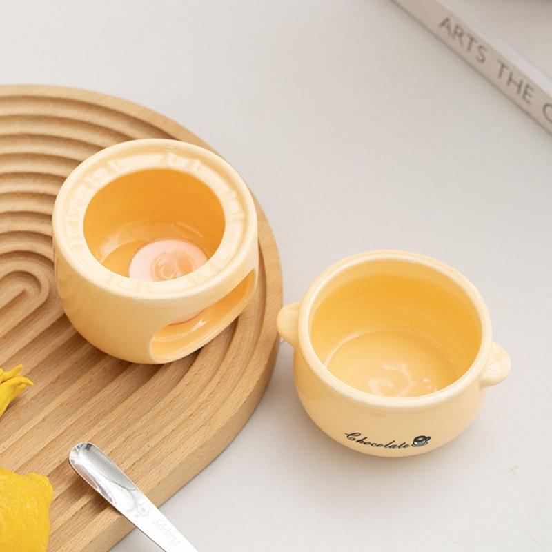 E8BD Ceramic Chocolate Melting - Fondue Pot Ceramic avaliação e preço