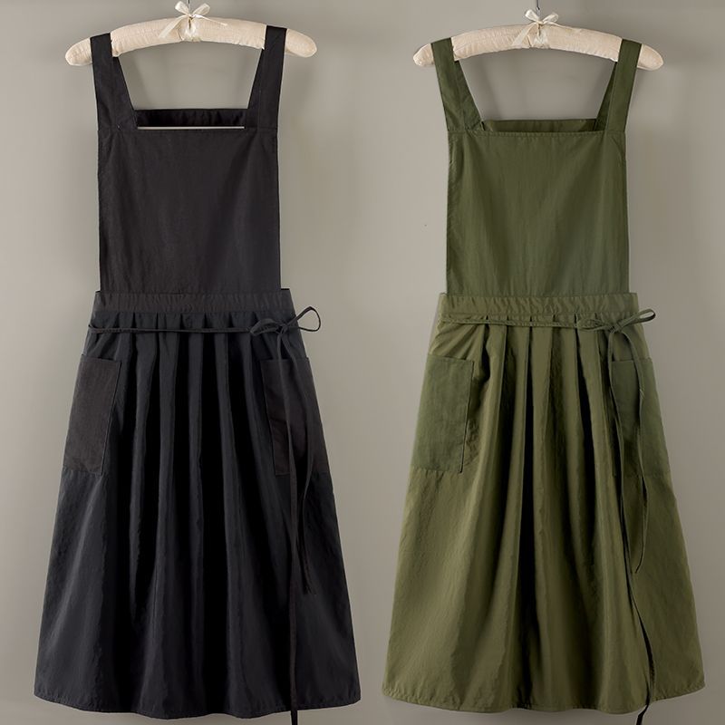Elegant Ruffled Bib Apron, Sta - Home Cooking Services avaliação e preço