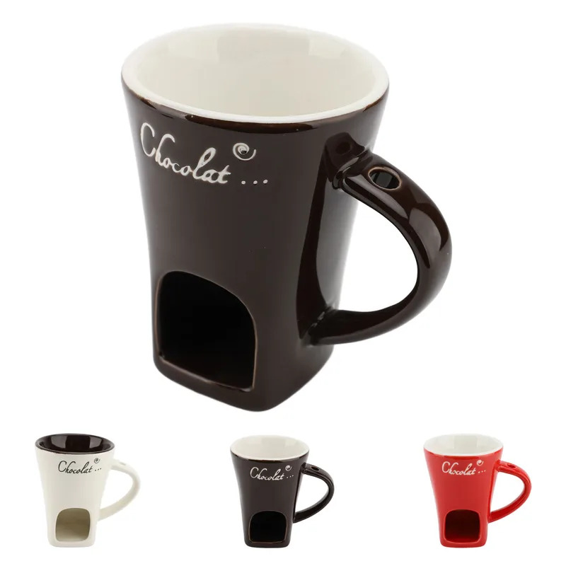 Chocolate Melting Fondue Mug C - Fondue Pot Ceramic avaliação e preço