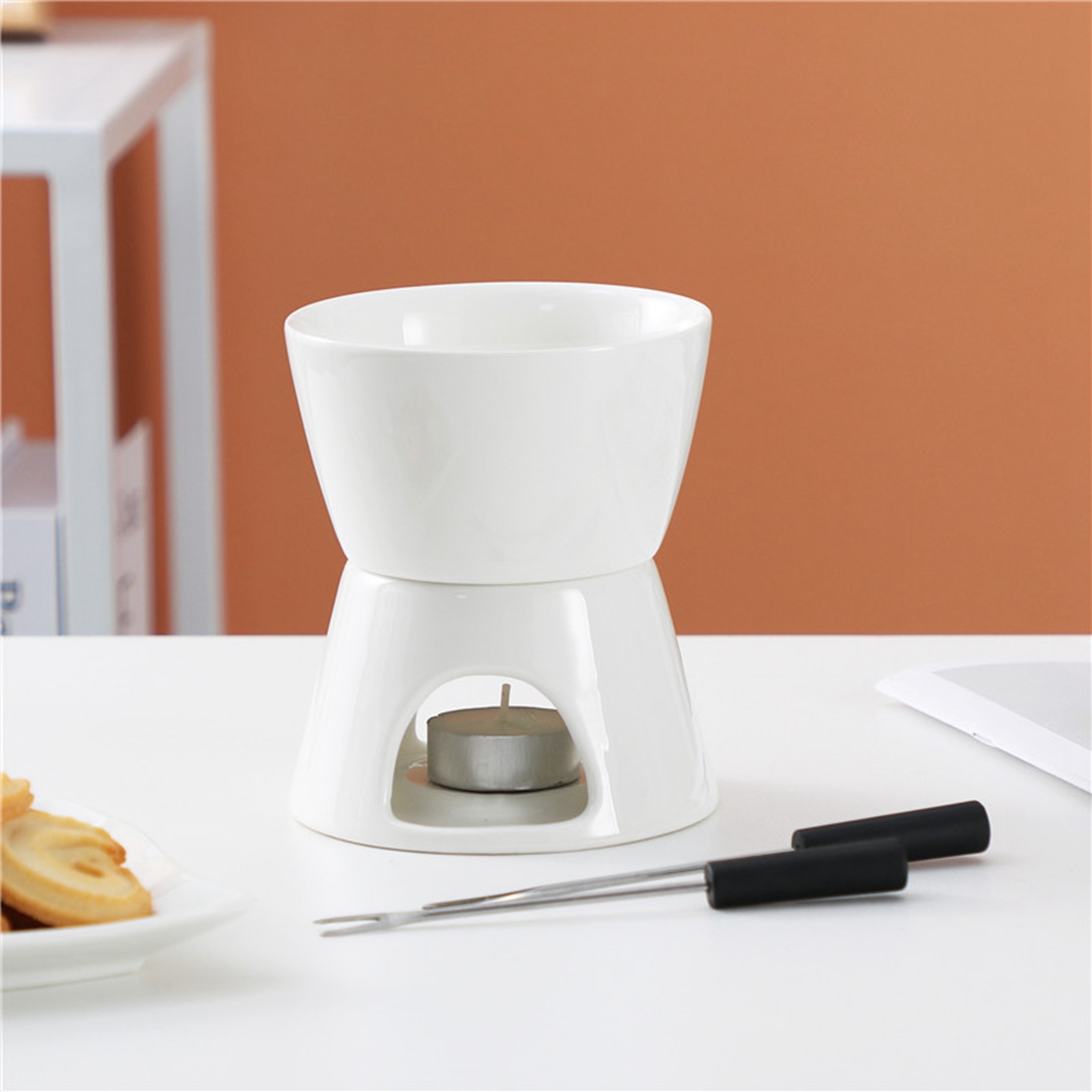 Ceramic Chocolate Cheese Fondu - Fondue Pot Ceramic avaliação e preço